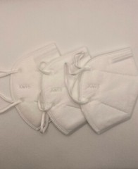 KN95 mask 10 pack for Adult, UNISEX, White, Face Cover