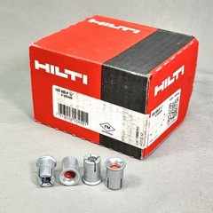 100 Pcs Hilti HDI-P 3/8” Drop-In Flush Anchors #409499 – FM Approved New Boxes