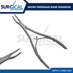Micro Friedman Bone Rongeur Surgical Dental 1.3mm Jaw German Grade