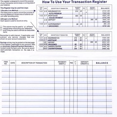 12 Pack Checkbook Register, Check Register Books for Personal and Work Use