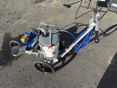 Graco FieldLazer ES100 Battery Line Striper Cart w/ 50ft Hose 5 Gal