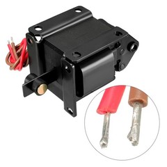 AC220V 14.7N 15mm Pull Push Type Open Frame Linear Motion Solenoid Electromagnet