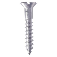 #4 Flat Head Wood Screws Stainless Steel Slotted Drive All Sizes in Listing