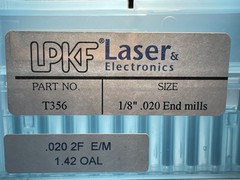 LPKF Laser & Electronics End Mills lot of 20 packs 100979 101016 101010 101007