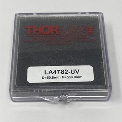 NEW Thorlabs LA4782-UV D=50.8mm F=500.0mm 2″ UV Fused Silica Plano-Convex Lens