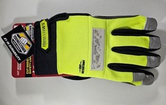 Youngstown Glove Company Safety Lime reflective Work Gloves 08-3083-10XXL