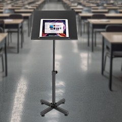 Classic Portable Lectern Podium Stand Height Adjustable Pulpitos Para Iglesias