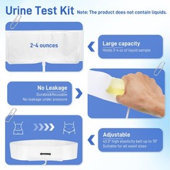 Besilo Urine Test Complete Kit – 2 to 4 oz Concealed Sample Bag with White