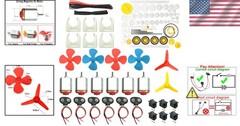 6-Set High-Speed DC Motor & Gear Kit for STEM Projects