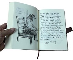 ARTHUR JOURNAL Cowhide Leather Book MORGAN 661 Pages Diary Memorabilia