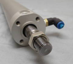 Used SMC Pnuematic Cylinder CG1GN40-500, MAX PRESS 1.0MPa