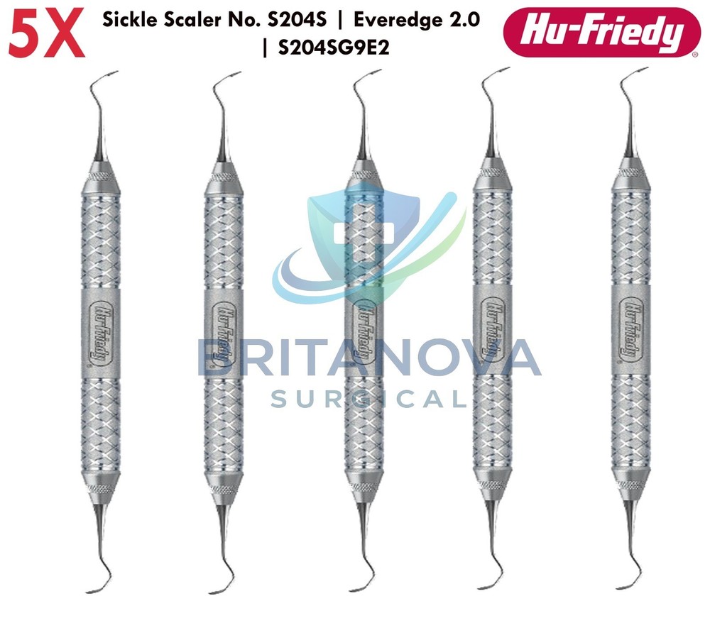 Sickle Scaler No. S204S | Everedge 2.0 | S204SG9E2 Kit /5 Pcs HU FRIEDY