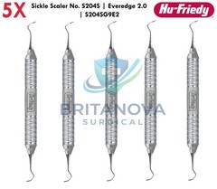 Sickle Scaler No. S204S | Everedge 2.0 | S204SG9E2 Kit /5 Pcs HU FRIEDY