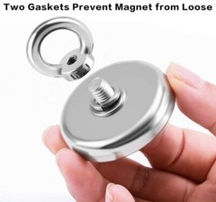 Large Fishing Magnets strong Neodymium super Rare Earth Magnet hooks 180-1380 Lb
