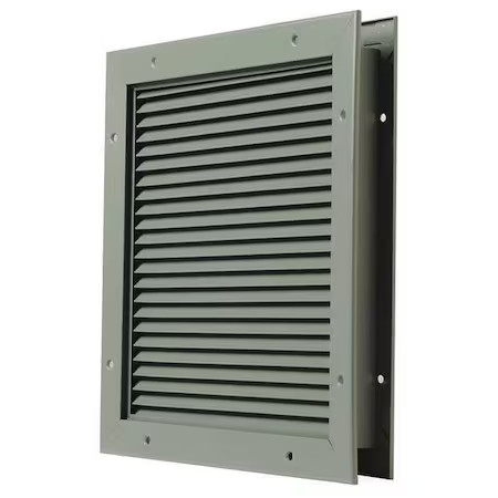 National Guard L-700-Bf-24X12 Door Louver, 11 1/4 In H, 23 1/4 In W