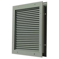 National Guard L-700-Bf-24X12 Door Louver, 11 1/4 In H, 23 1/4 In W