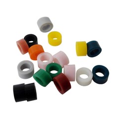 100Pcs/Bag Dental / Hygienist Instrument Silicone Color Code Rings Autoclavable
