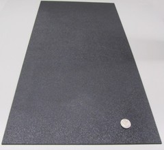 ABS Sheet Haircell Textured, 1 Side, Black, .094″ (3/32″) x 12″ x 24″, 4 Units