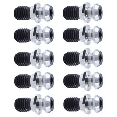 10×CAT40 45°0.740″ Coolant Pull Stud Retention Knob for Mazak Fadal HURCO Okuma