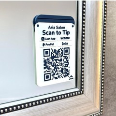 Thin QR Code Payment Sign – Artfare Micro