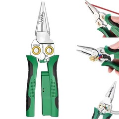 8 In 1 Wire Stripper Wire Stripping Tool with Voltage Tester Cable Cutters New