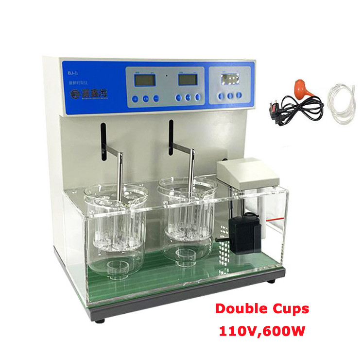 110V Tablet Disintegration Tester 600W Dual Cups Disintegration Time Limit Test