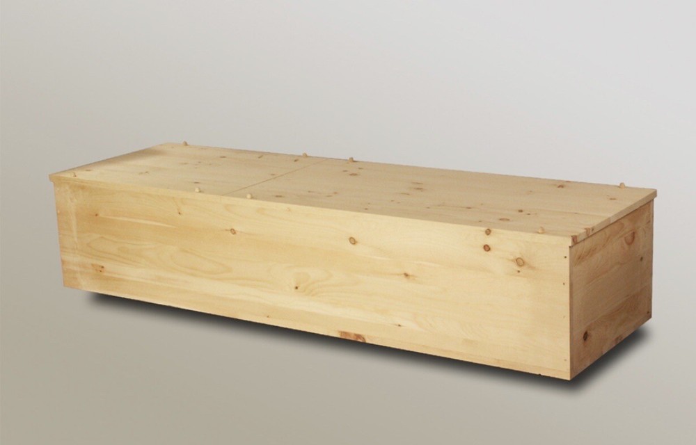 Casket Eco Friendly Plain Pine Casket