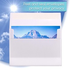 A7 Envelopes Self Seal 500 Pack – 5.25×7.25 White Invitation Envelopes Bulk f…
