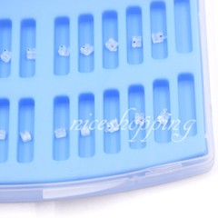 1 Kit Dental Monocrystalline Sapphire Ceramic Bracket Mini Roth.018 345-Hook