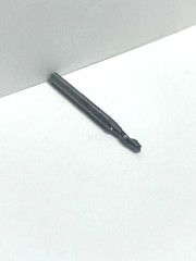 CARBIDE END MILL 3/32″ DIAMETER 2 FLUTE 3/8″ LOC RHS RHC 30 DEGREE HELIX USA