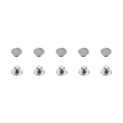100 Pcs/10packs Dental Orthodontic Lingual Buttons Bondable Round Base Mesh