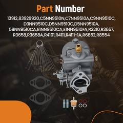 Carburetor for Ford 4000SU 4000 4100 4200 4600 4610 3 Cylinder 201ci Engine