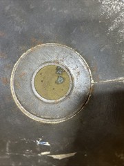 2 Vintage Galvanized Metal Dairy Strainer, Farmhouse Milk Funnel