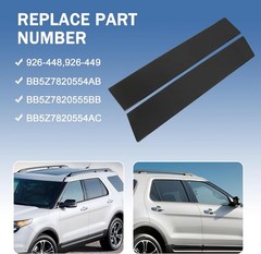 926-449,Driver and Passenger Side Glass Trim on B-pillar for Ford Explorer 11-16