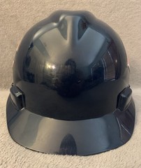 Chicago Bears MSA V-Gard Hard Hat Safety Helmet Medium Blue Construction Cap NFL