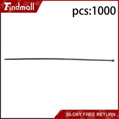 Findmall 1000Pack 12″ Zip Ties Nylon Cable Ties 60 lbs Self-locking UV Resistant