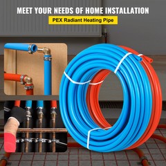1/2″ 600ft 2 Coils 300′ Red & 300′ Blue PEX Tubing Certified Oxygen Barrier
