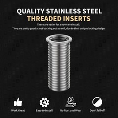 M11X1.5 Metric Thread Repair Kit with Insert HSS Drill, Tap, Counterbore, Instal