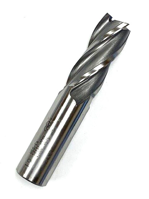19.00 mm 4 FLUTE SINGLE END COBALT END MILL 3/4″ SHANK OSG 5813100