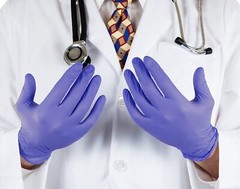 Adenna PRECISION Violet Nitrile Disposable Exam/Medical Gloves 4 Mil Powder Free