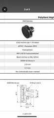 10 pcs pk GORE Industrial Membrane Vents NEW p/n PMF200484 PMF 200484 Snap Fit