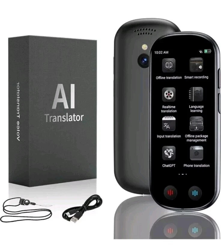 Vormor Z2 AI Translator 137 Languages, Photo Translation Open Box