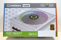GAMEMAX 1050W ATX 3.0 PCIE 5.0 ARGB Smart 80+ Gold Power Supply UNIT (PSU) WHITE