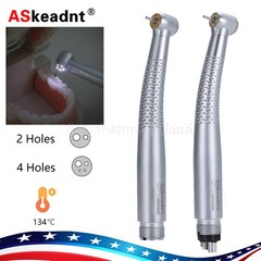 2/4Hole Dental LED E-generator Handpiece 5*Light Bulb High Optical Turbine Y1M