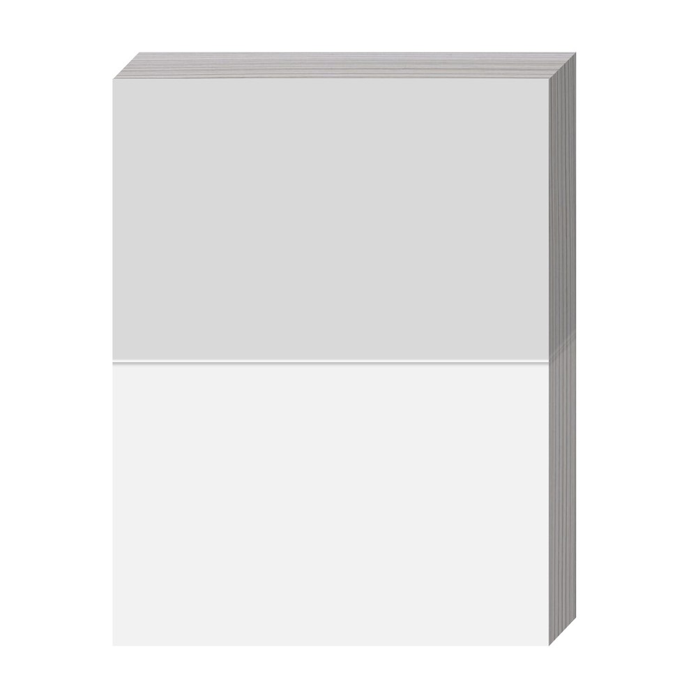 Blank White Half Fold Greeting Cards – 5.5 x 8.5″ – Uncoated – 50 per Pack