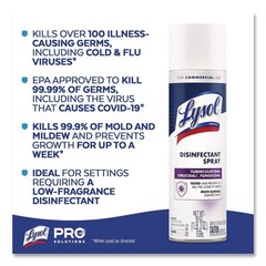 LYSOL Brand I.C. 95029EA 19 oz. Disinfectant Spray New