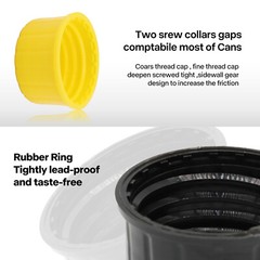 5 SETS Replacement Gas Can Spout Fit For Blitz Midwest Scepter Briggs&Stratton