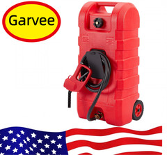 🔥57L (15 Gallonen) mit Handpumpe & Schlauch, Siphon 7,5L/min – Rollbarer Krafts