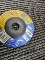 (QTY 5) Norton 66252843328 4-1/2×1/4×7/8″ NorZon Plus SGZ CA/ZA Grinding Wheel