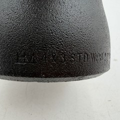 HM 4″ x 3″ Butt Weld Concentric Reducer STD WPB 222 Steel Black